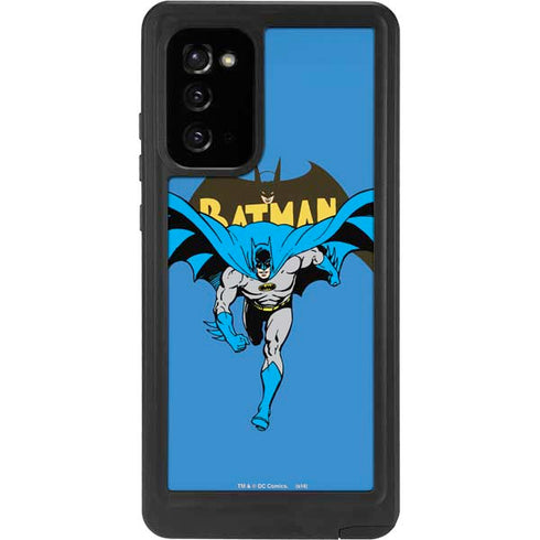 DC Comics Batman Vintage Action Pose Galaxy Note20 5G Waterproof Case