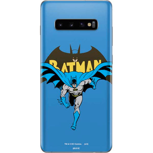 DC Comics Batman Vintage Action Pose Galaxy S10 Plus Skin