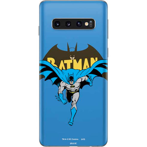 DC Comics Batman Vintage Action Pose Galaxy S10 Skin