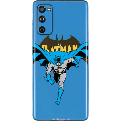 DC Comics Batman Vintage Action Pose Galaxy S20 Fan Edition Skin