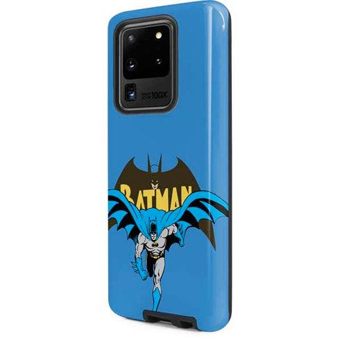 DC Comics Batman Vintage Action Pose Galaxy S20 Ultra 5G Pro Case
