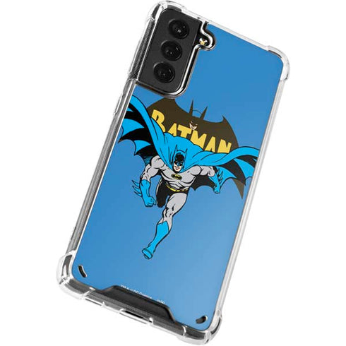 DC Comics Batman Vintage Action Pose Galaxy S21 Plus 5G Clear Case