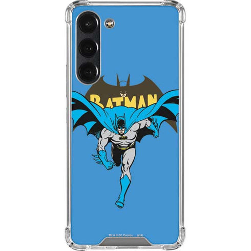 DC Comics Batman Vintage Action Pose Galaxy S23 Plus Clear Case