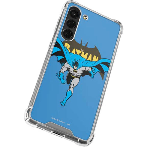 DC Comics Batman Vintage Action Pose Galaxy S23 Plus Clear Case
