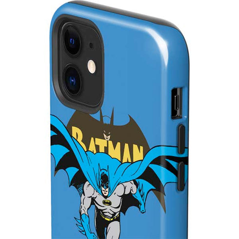 DC Comics Batman Vintage Action Pose iPhone 12 Impact Case