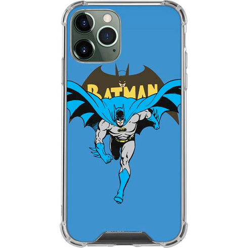 DC Comics Batman Vintage Action Pose iPhone 12 Pro Clear Case