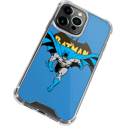 DC Comics Batman Vintage Action Pose iPhone 13 Pro Max Clear Case