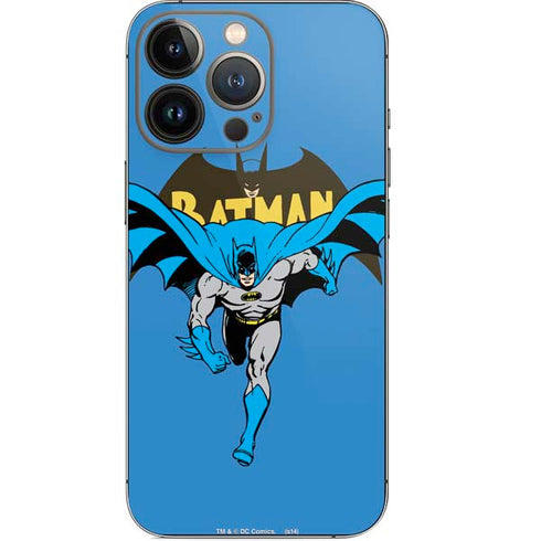 DC Comics Batman Vintage Action Pose iPhone 13 Pro Skin