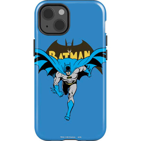 DC Comics Batman Vintage Action Pose iPhone 15 Impact Case