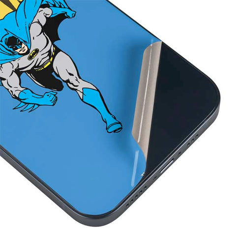 DC Comics Batman Vintage Action Pose iPhone 14 Plus Skin
