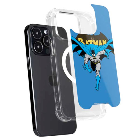 DC Comics Batman Vintage Action Pose iPhone 15 Pro MagSafe Case