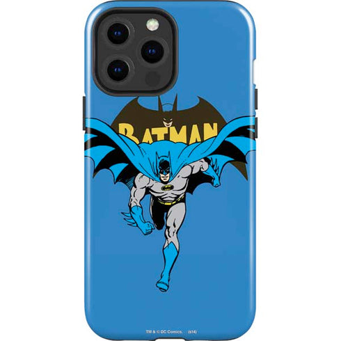DC Comics Batman Vintage Action Pose iPhone 15 Pro Max Impact Case