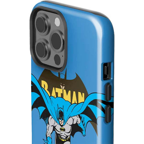 DC Comics Batman Vintage Action Pose iPhone 15 Pro Max Impact Case