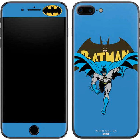 DC Comics Batman Vintage Action Pose iPhone 8 Plus Skin