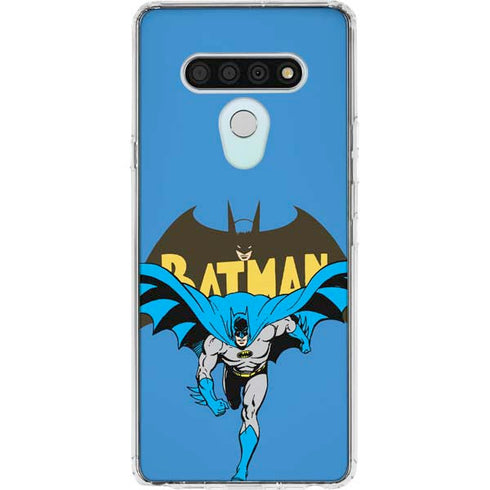 DC Comics Batman Vintage Action Pose LG Stylo 6 Clear Case