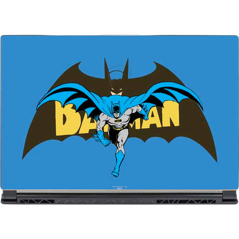 DC Comics Batman Vintage Action Pose MSI GS65 Stealth Laptop Skin