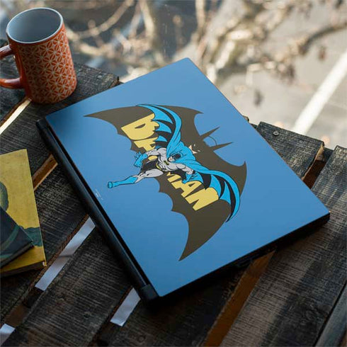 DC Comics Batman Vintage Action Pose MSI GS65 Stealth Laptop Skin