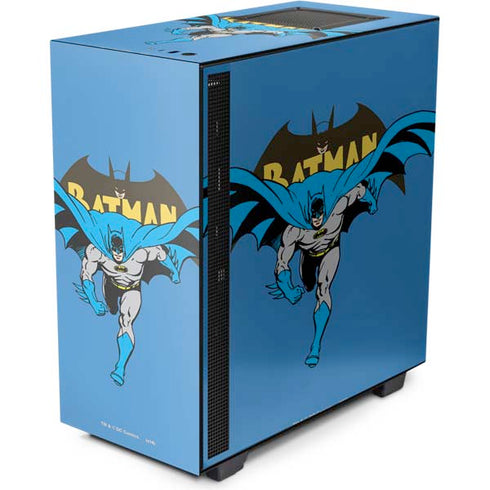 DC Comics Batman Vintage Action Pose NZXT H510 Compact ATX Mid-Tower Case Skin