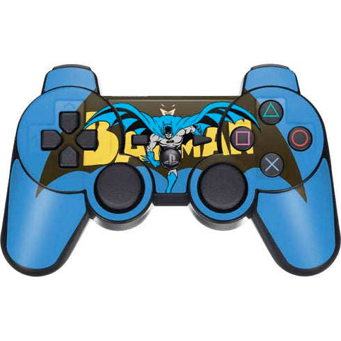 DC Comics Batman Vintage Action Pose PS3 Dual Shock wireless controller Skin