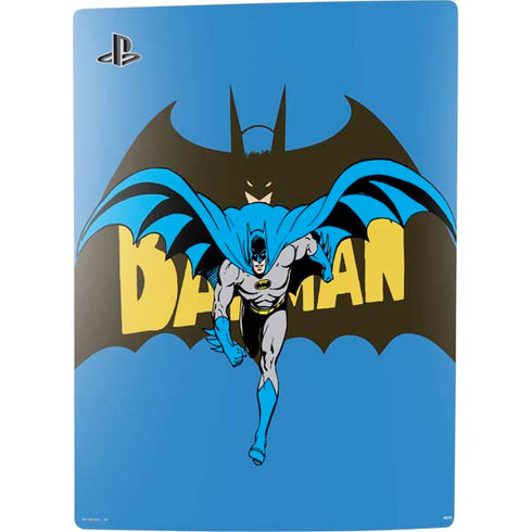 DC Comics Batman Vintage Action Pose PS5 Console Skin