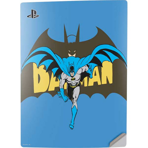 DC Comics Batman Vintage Action Pose PS5 Digital Edition Console Skin
