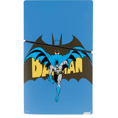 DC Comics Batman Vintage Action Pose PS5 Slim Digital Edition Bundle Skin