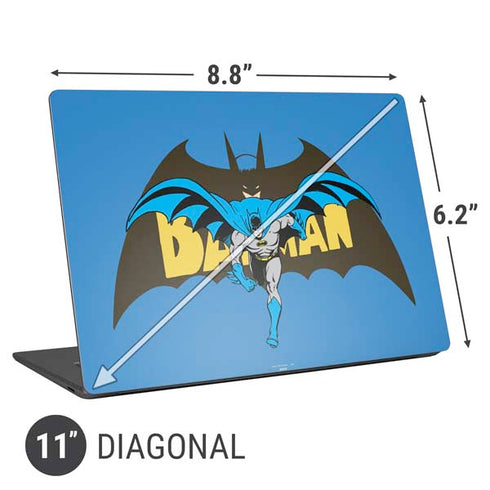 DC Comics Batman Vintage Action Pose Universal Laptop 11in (8.8 x 6.2in) Skin