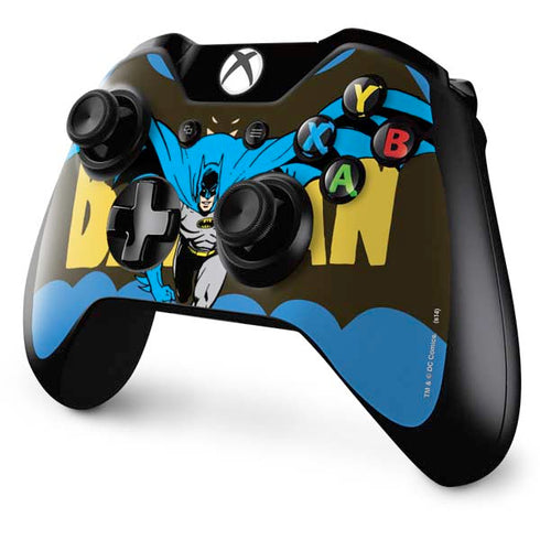DC Comics Batman Vintage Action Pose Xbox One Controller Skin