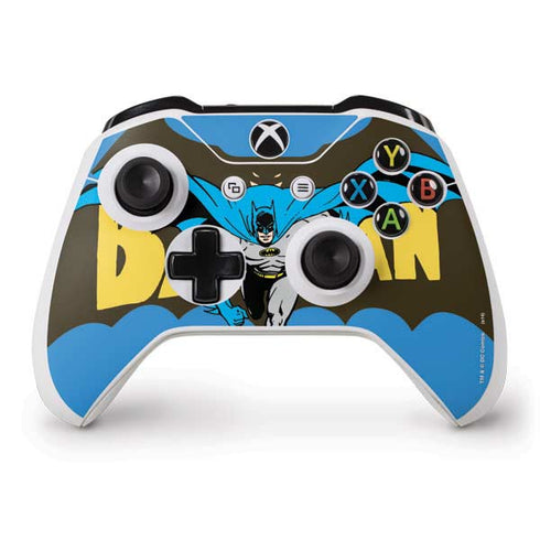 DC Comics Batman Vintage Action Pose Xbox One S Controller Skin