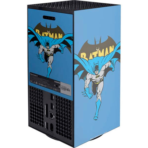 DC Comics Batman Vintage Action Pose Xbox Series X Console Skin