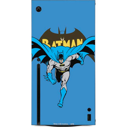 DC Comics Batman Vintage Action Pose Xbox Series X Console Skin