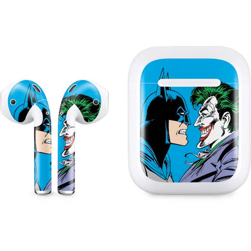 DC Comics The Joker vs Batman Vintage art Apple AirPods Skin