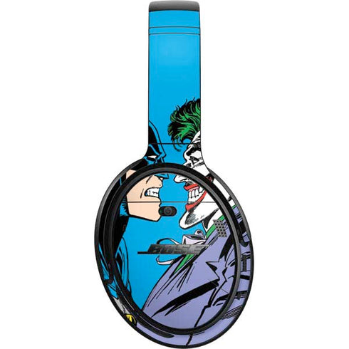 DC Comics The Joker vs Batman Vintage art Bose QuietComfort 35 Headphones Skin