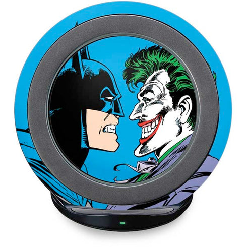 DC Comics The Joker vs Batman Vintage art Fast Charge Wireless Charging Stand Skin