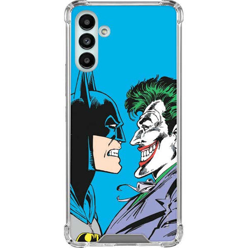 DC Comics The Joker vs Batman Vintage art Galaxy A13 5G Clear Case