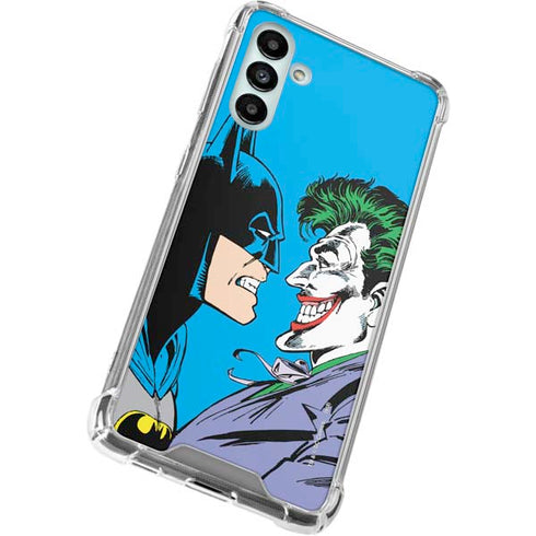 DC Comics The Joker vs Batman Vintage art Galaxy A13 5G Clear Case
