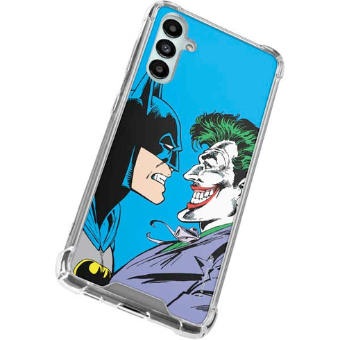 DC Comics The Joker vs Batman Vintage art Galaxy A15 5G Clear Case