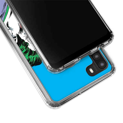 DC Comics The Joker vs Batman Vintage art Galaxy A21 Clear Case