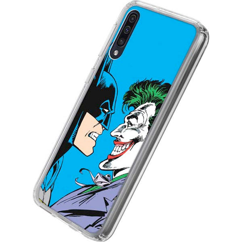 DC Comics The Joker vs Batman Vintage art Galaxy A50 Clear Case