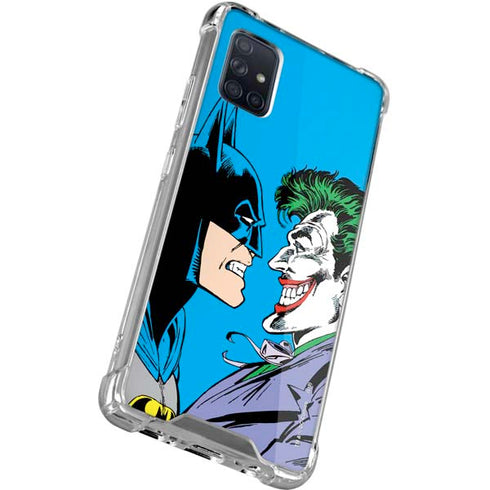 DC Comics The Joker vs Batman Vintage art Galaxy A51 5G Clear Case