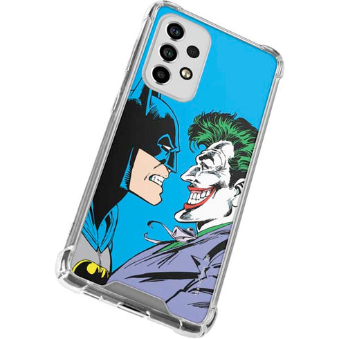 DC Comics The Joker vs Batman Vintage art Galaxy A53 5G Clear Case