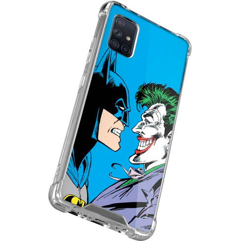 DC Comics The Joker vs Batman Vintage art Galaxy A71 5G Clear Case