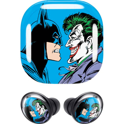 DC Comics The Joker vs Batman Vintage art Galaxy Buds Pro Skin
