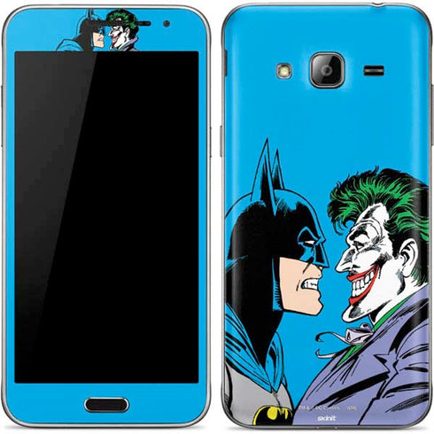DC Comics The Joker vs Batman Vintage art Galaxy J3 Skin