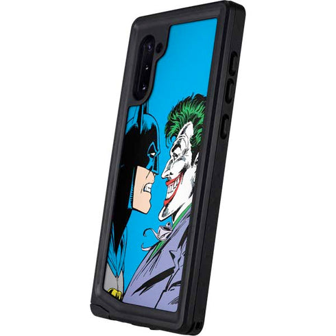 DC Comics The Joker vs Batman Vintage art Galaxy Note 10 Waterproof Case