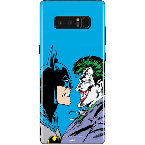 DC Comics The Joker vs Batman Vintage art Galaxy Note 8 Skin