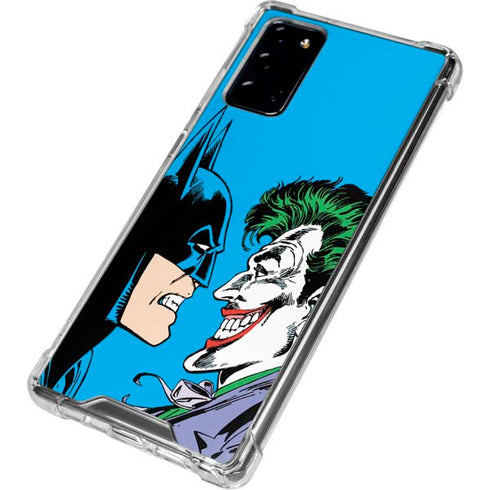 DC Comics The Joker vs Batman Vintage art Galaxy Note20 5G Clear Case