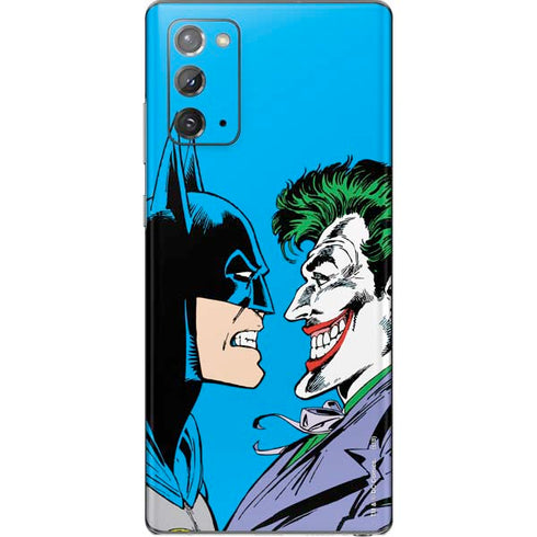 DC Comics The Joker vs Batman Vintage art Galaxy Note20 5G Skin