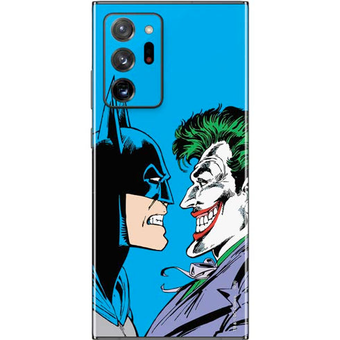 DC Comics The Joker vs Batman Vintage art Galaxy Note20 Ultra 5G Skin