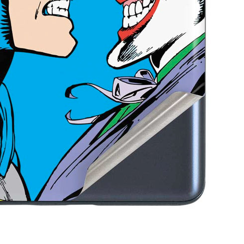 DC Comics The Joker vs Batman Vintage art Galaxy S20 Fan Edition Skin
